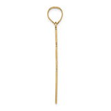 14K Laser Designed Cross Pendant XR943