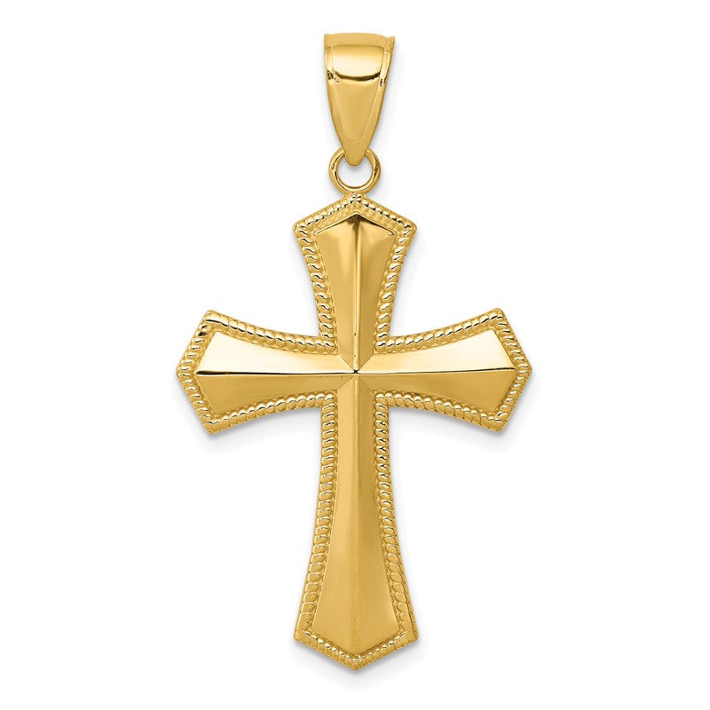 14k Passion Cross Pendant K5028