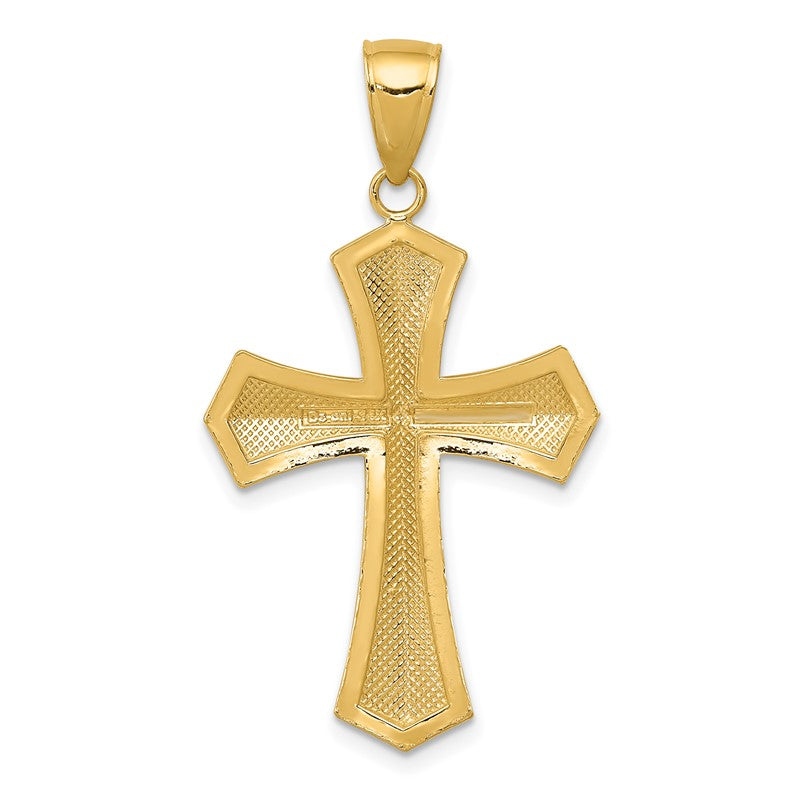 14k Passion Cross Pendant K5028