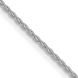 14K White Gold 10 inch 1.2mm Parisian Wheat with Lobster Clasp Anklet PEN261
