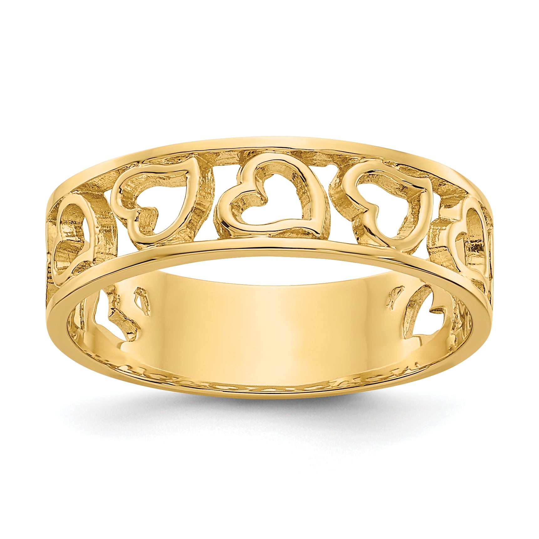 14k Hearts Ring R442