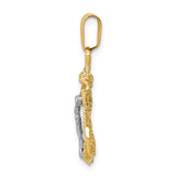 14k Two-tone Mariners Cross Pendant C810