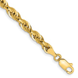 14K 26 inch 4.25mm Semi Solid Rope with Lobster Clasp Chain BC168