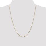 14K 14 inch 1.1mm Ropa with Spring Ring Clasp Chain RPA020