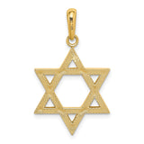 14K Star of David Pendant K544