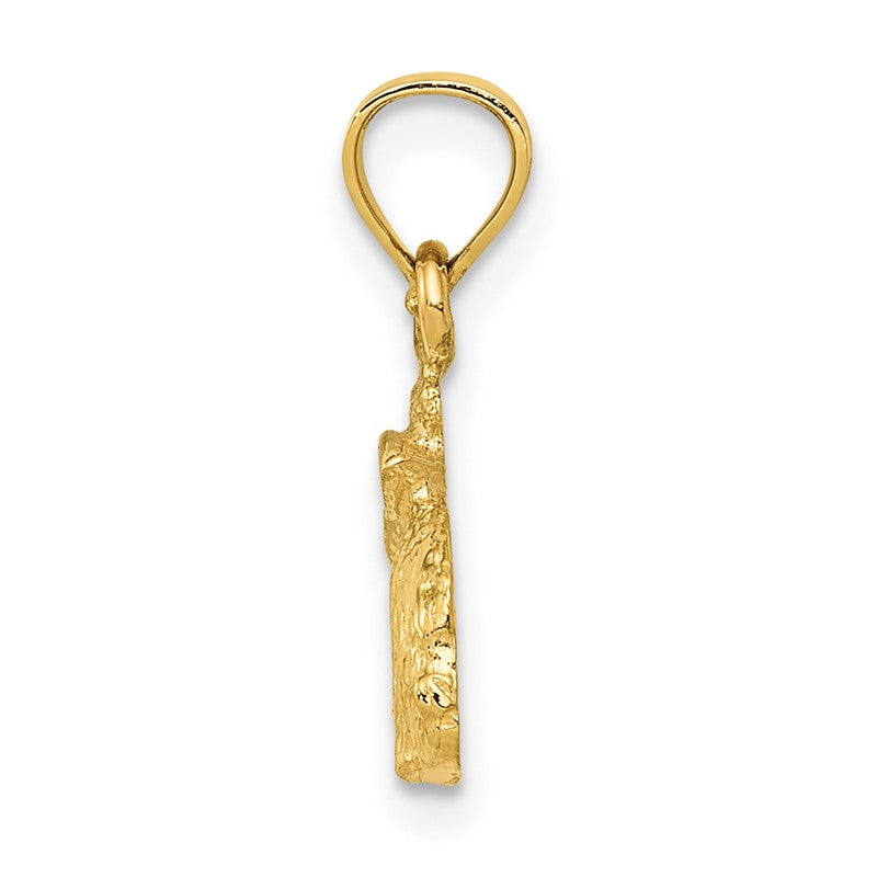 14k Polished Rabbit Pendant K5908