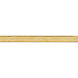 14K 16 inch 6.5mm Silky Herringbone with Lobster Clasp Chain SLK065