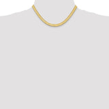 14K 16 inch 6.5mm Silky Herringbone with Lobster Clasp Chain SLK065