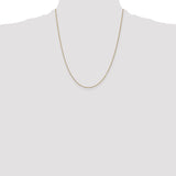14K 14 inch .7mm Box with Lobster Clasp Chain BOX075