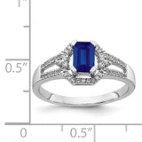 14k White Gold Diamond and Emerald Ring RM5747