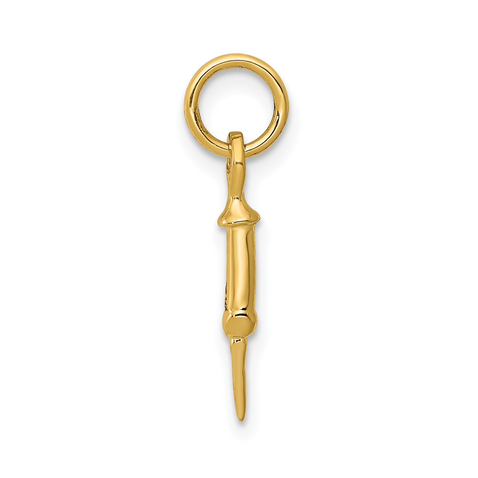 14k Doctors Syringe Charm A2938