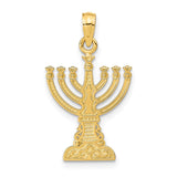 14K Menorah Pendant C4451