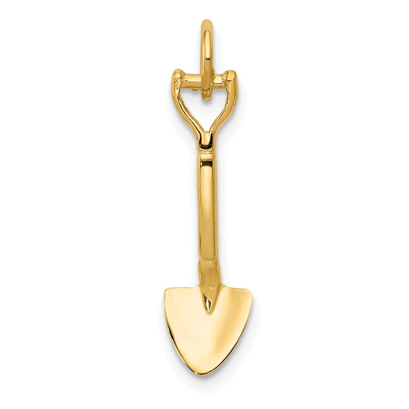 14k 3-D Spade Charm A2140