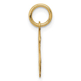 14k Polished Dollar Sign Charm XAC903
