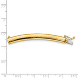 14k 6mm Standard Weight Domed Omega 2 inch Extender for Necklace ODX6