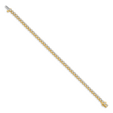 14k Complete 3.06 carat Round A Diamond 2-prong 7 inch Tennis Bracelet X2898A