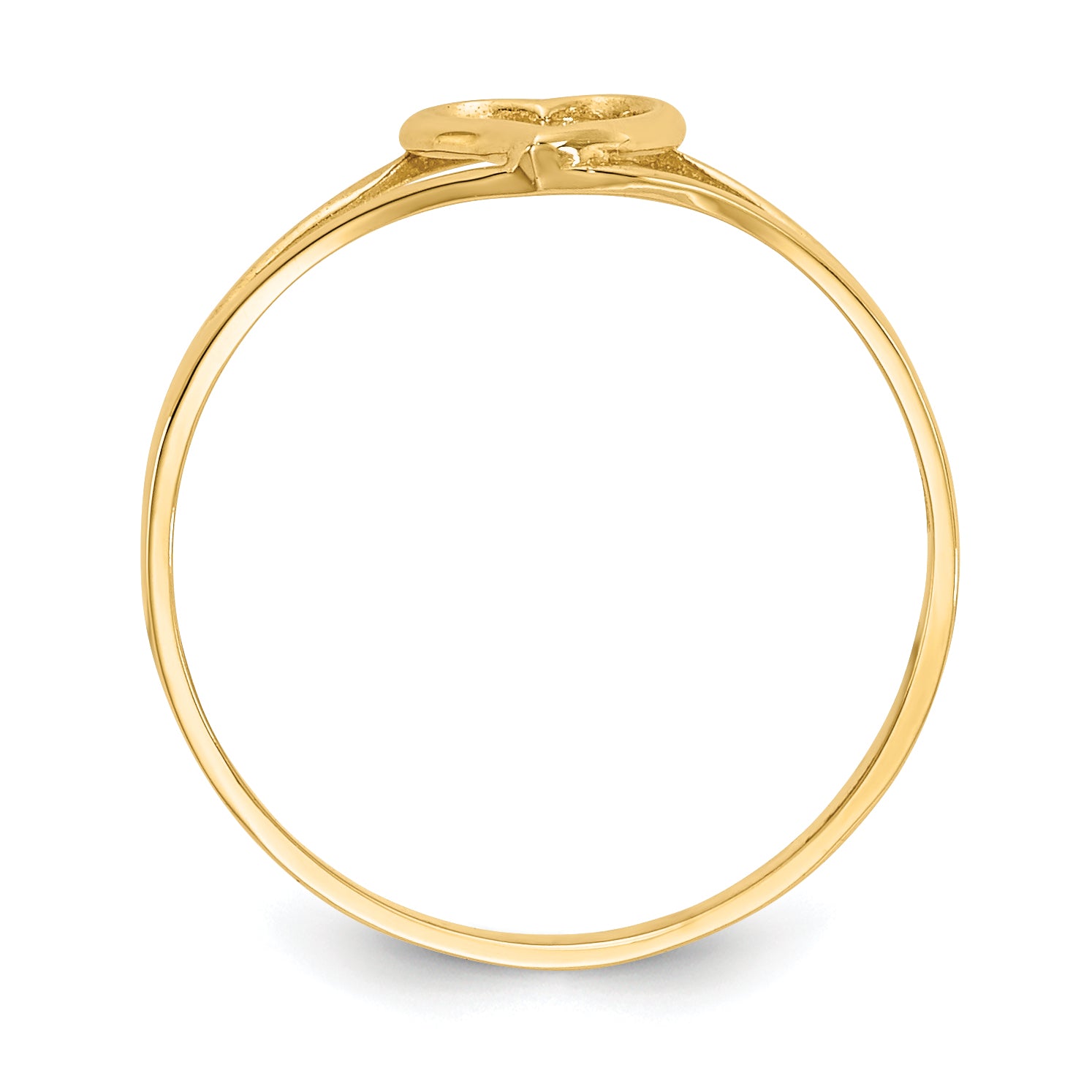 14k Madi K Heart Size 2 Baby / Childrens Ring SE2391