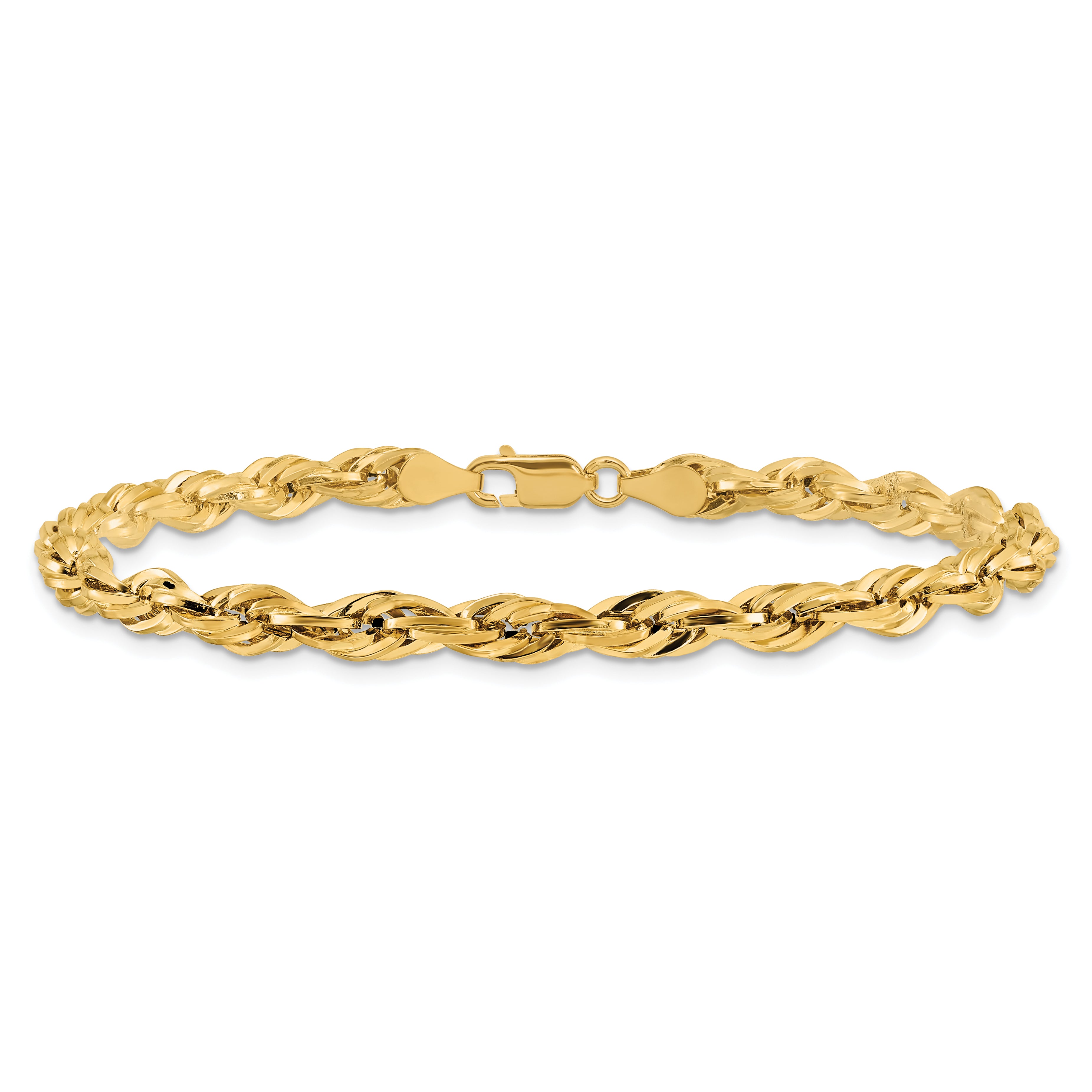 14K 26 inch 4.75mm Semi Solid Rope with Lobster Clasp Chain BC169