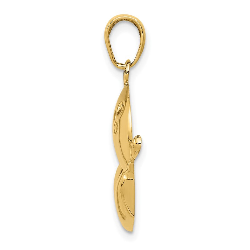14k Bowling Pins and Ball Charm K4960