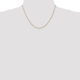 14K 10 inch 1.05mm Spiga with Lobster Clasp Anklet PEN133