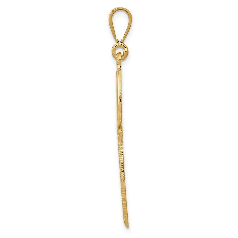 14k Passion Cross Pendant C2713