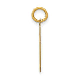 14k Small Polished Number 50 Charm LS50