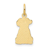14k Puppy Charm K3385