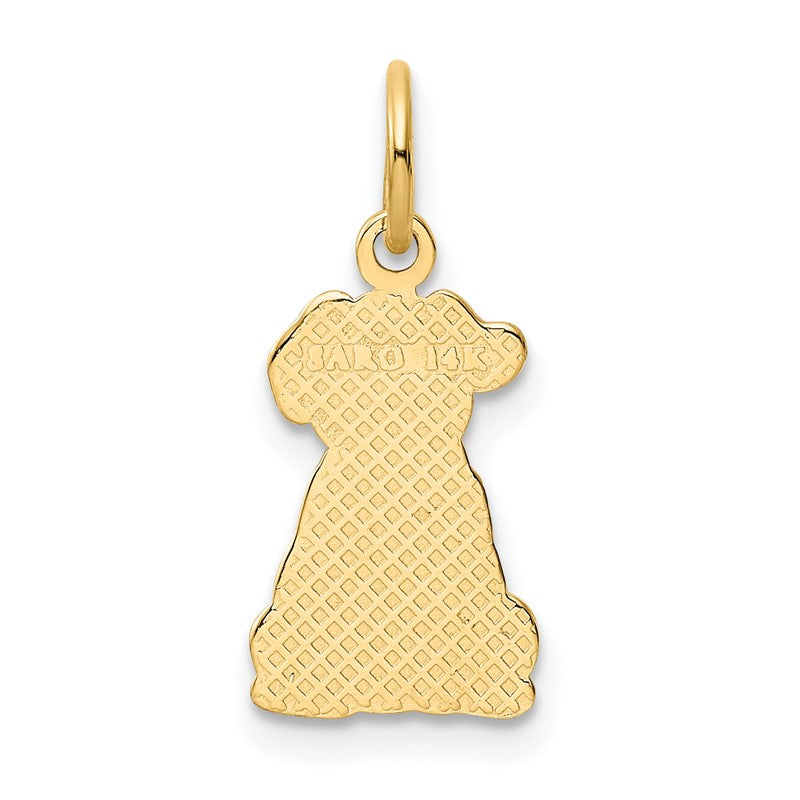 14k Puppy Charm K3385