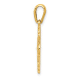 14k Polished Four-Way Medal Pendant K2296