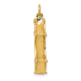 14k 3-D GOLDEN GATE Bridge Charm A1069/L