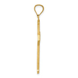 14k Passion Cross Pendant D3523