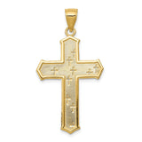 14k Passion Cross Pendant D3523