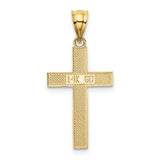14K Cross Pendant K4976