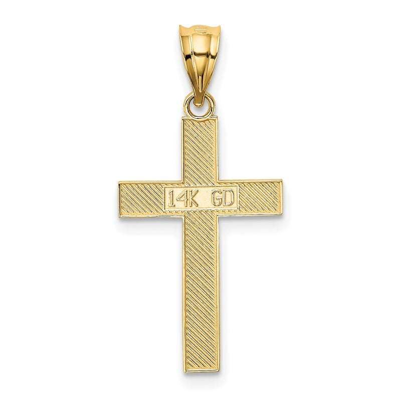 14K Cross Pendant K4976