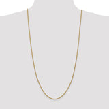 14K 14 inch 2.1mm Spiga with Lobster Clasp Chain PEN13