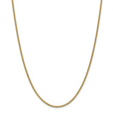 14K 14 inch 2.1mm Spiga with Lobster Clasp Chain PEN13