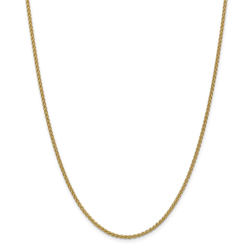 14K 14 inch 2.1mm Spiga with Lobster Clasp Chain PEN13