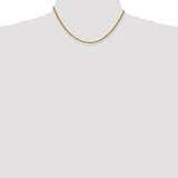14K 14 inch 2.1mm Spiga with Lobster Clasp Chain PEN13