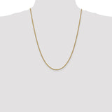 14K 14 inch 2.1mm Spiga with Lobster Clasp Chain PEN13
