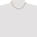 14K 14 inch 2.1mm Spiga with Lobster Clasp Chain PEN13