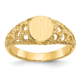 14k Signet Ring CH220
