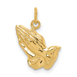 14k Praying Hands Charm A4890
