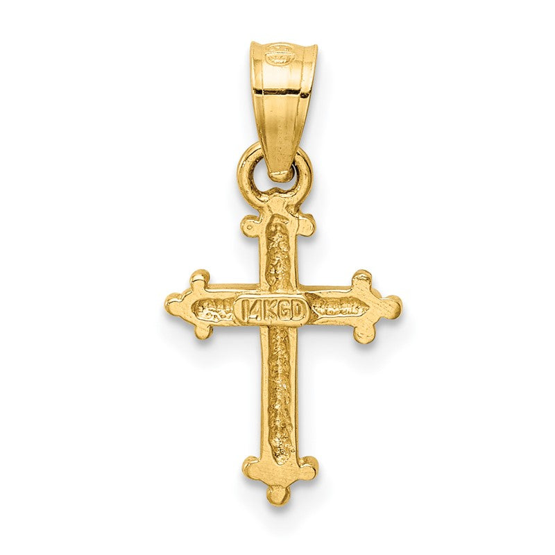 14k Small Cross Charm D1617