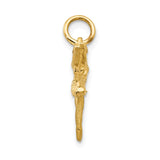14K  3-D Ballerina Charm A9048