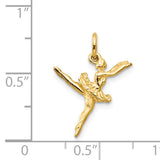 14K  3-D Ballerina Charm A9048