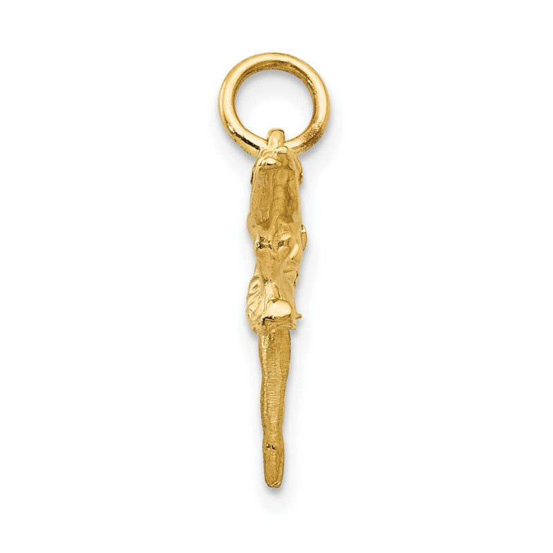14K  3-D Ballerina Charm A9048