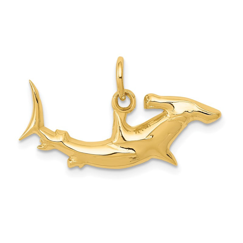 14k Hammerhead Shark Charm D3450