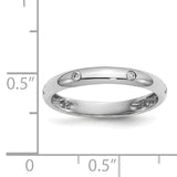 14k Rose Gold 3mm 6-stone 1/10 carat Diamond Band RM5621