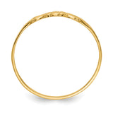 14K Flower Size 5 Baby / Childs Ring R532
