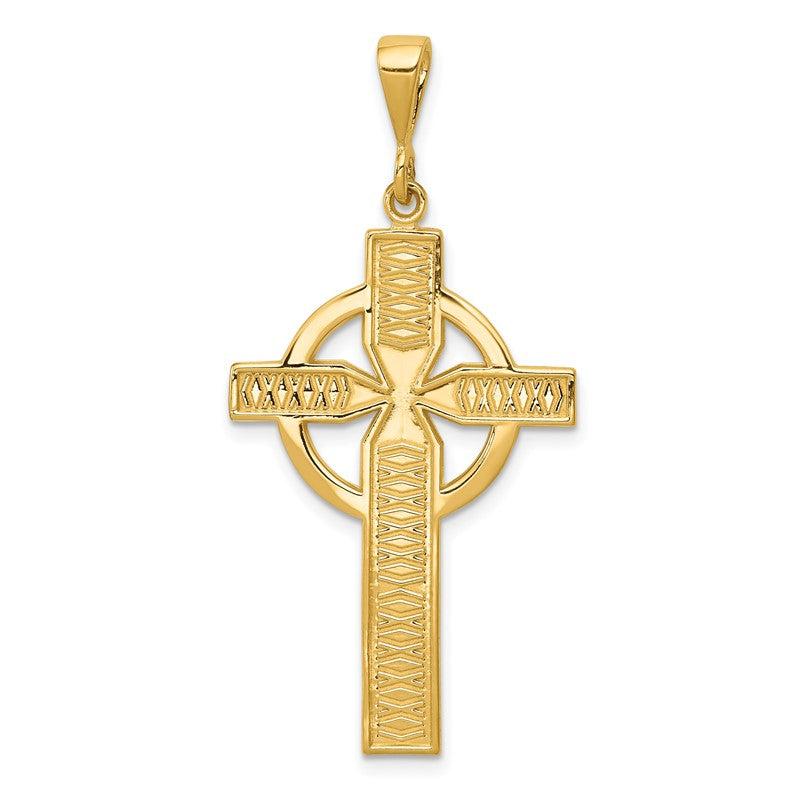 14k Celtic Cross Pendant C1462